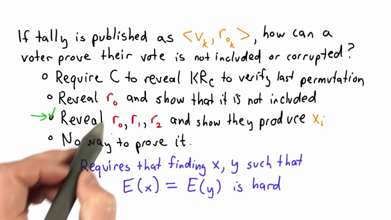 Prove A Vote Solution - Applied Cryptography