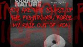 anger cage by course of nature (with lyrics)