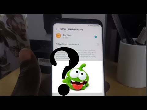 How to Install apk files on the Galaxy S9 with new Unknown Sources step by step