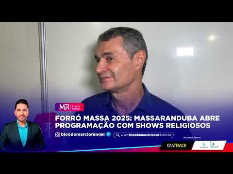 Deputado Romero Rodrigues marca presença no Forró Massa 2025 em Massaranduba/PB 