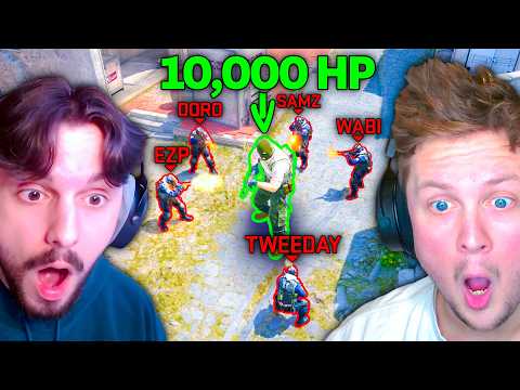 10,000 HP RENYAN vs. 5 CS2 STREAMERS (1v5)