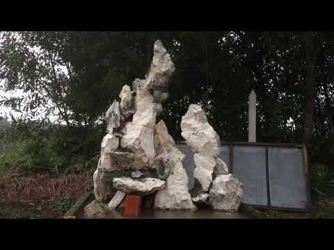 Hướng dẫn làm hồ koi di động mini ,tạo tác một tác phẩm non bộ hồ koi phần 1