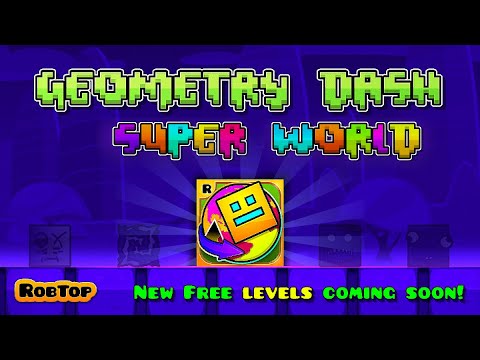 GEOMETRY DASH SUPER WORLD (LEVEL 1-8) ALL COINS [FANMADE]