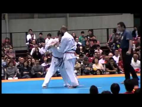 2013 All Japan Kyokushin Karate Final IKO1 Alejandro Navarro vs Kyohei Ajima medium