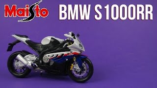 Maisto BMW S1000RR white/blue (31101-10) - відео 1