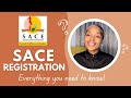 SACE Registration | Provisional SACE Letter | Official SACE Certificate/License