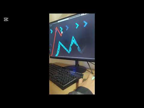 SONIC WAVE 93% 600-700 ATTEMPTS #extremedemon #gd #geometrydash #sonicwave 