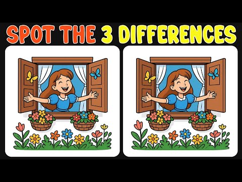5 most Difficult Challenges for Geniuses - Find the 3 Differences between the pictures