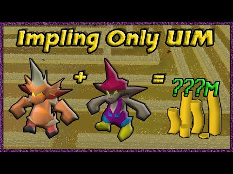 100 Hours Spawning Dragon/Lucky Implings 2/2 - Impling Only UIM (#19)