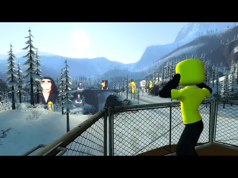 Giant nextbots invade gm_boreas! - Garry's Mod