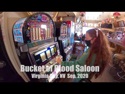 Gambling at Bucket of Blood Saloon  - Virginia City, NV