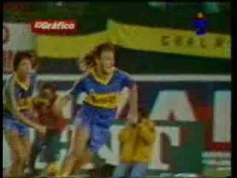 Golazo de Jorge Rinaldi a River (13-04-1987)