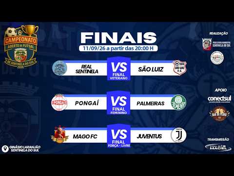 FINAIS | CAMPEONATO ABERTO DE FUTSAL | SENTINELA DO SUL