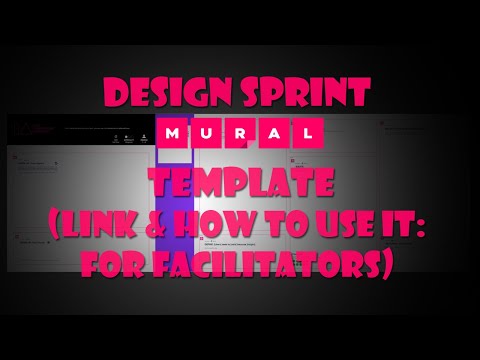 For Facilitators: How to use a Mural Template for (Very) Short Design Sprints