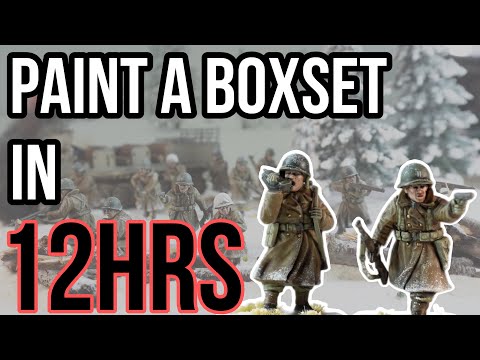 PAINTING WW2 miniatures, QUICK & EASY!!!