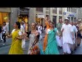 Chanting Hare Krishna In Florence Italy