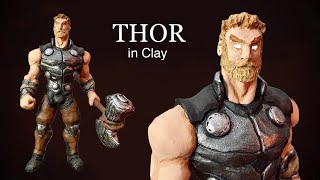 Sculpting THOR with Clay (Satisfying Process)