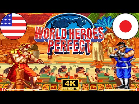 World Heroes Perfect ▰ (C Kidd) Vs (Hanzou) ▰ High Level Matches - 4K