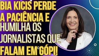 BRAGA NETTO: Bia Kicis perde a paciência e humilha ao vivo jornalulistas que falam em gópi!