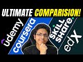 UDEMY Vs COURSERA Vs SKILLSHARE WHICH IS THE BEST PLATFORM TO LEARN SKILLS