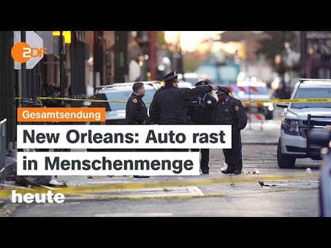 heute 19:00 Uhr vom 01.01.2025 Feuerwerksunfälle, Anschlag in New Orleans, Änderungen in 2025