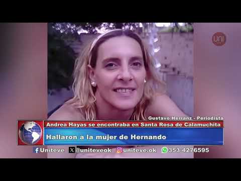 Hallaron a la mujer de Hernando
