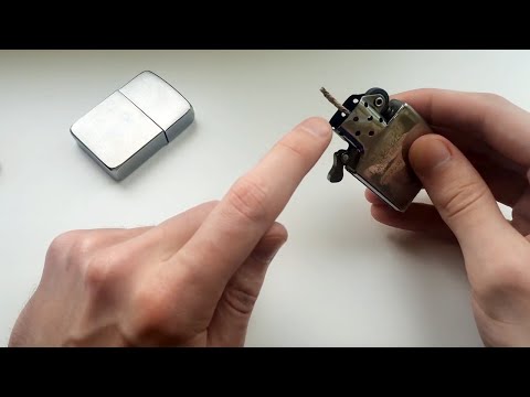 Как поменять фитиль в зажигалке Zippo