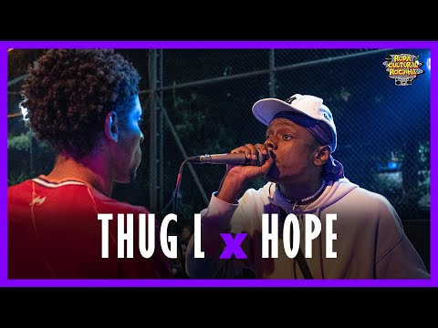 (CLÁSSICA) THUG L x HOPE - 1ª FASE - EDIÇÃO 5 ANOS - Roda Cultural da Rocinha