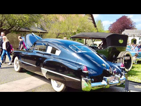 [4K60] 2022.05.08 Walking tour Oldtimer cars at Kloster-Classic Chorruine Heisterbach, Germany