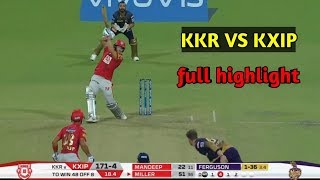 IPL 2020: KKR VS KXIP full highlight !! KKR VS KXIP