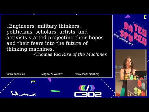 Video Thumbnail: Magical AI World? Resources & Labour & „AI“ and how it is changing societies #ds25