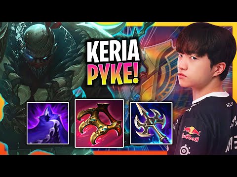 KERIA TRIES SOME PYKE SUPPORT! | T1 Keria Plays Pyke Support vs Leona!  Season 2024