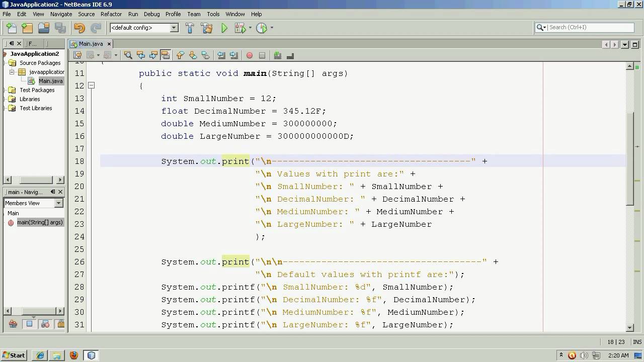 Notation, Precision and Formatting with printf() in Java - Part 1