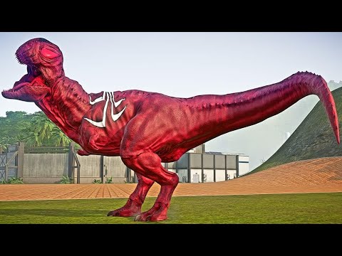 Spiderman-Venom Carnage Series VS I-Rex, T-Rex, Spinosaurus VS Jurassic World's Fiercest Dinosaurs!