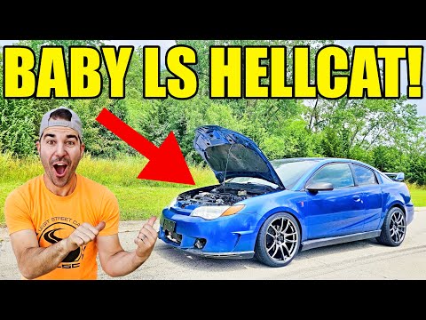 I Turned My Boosted 4 Banger Saturn Into A Baby LS HELLKITTEN With BIG CAMS & A New Trans!