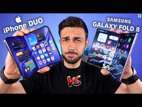 QUÉ HUMILLACIÓN!🤔APPLE iPhone DUO vs SAMSUNG Galaxy FOLD 8