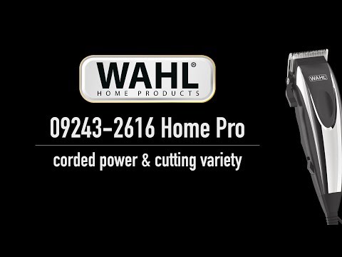Wahl 09243-2616 Home Pro Juodas, Metallic video