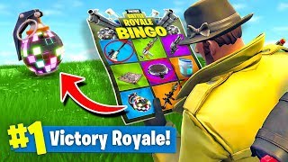 FORTNITE BINGO *NEW* Custom Gamemode In Fortnite Battle Royale