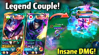 Download lagu MIYA X ALU LEGEND SKINS GAMEPLAY!🔥 POWER COUPLE DESTROY ENEMIES!😎 mp3