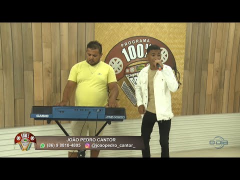João Pedro Cantor se apresenta no Programa 100% Forró