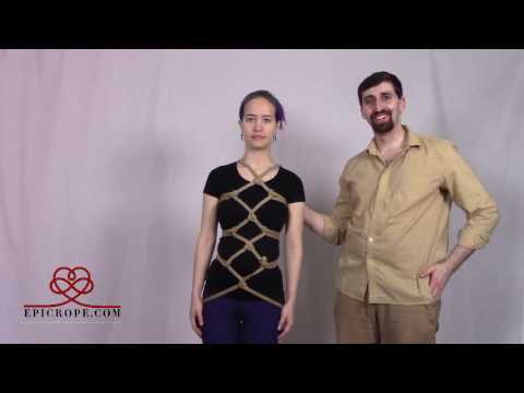 Beginner Intermediate Rope Bondage Tutorial Broad Hishi Harness