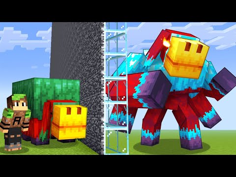 I Cheated with OP Bosses in Minecraft Mob Battle