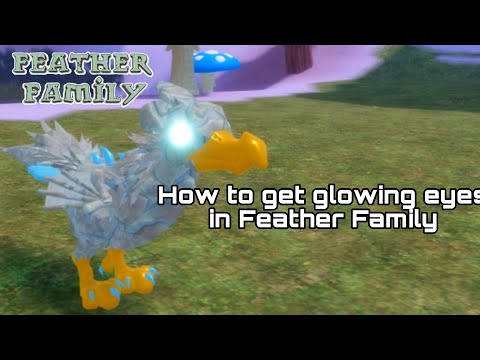 How to get the glowing eyes glitch in Feather Family