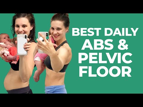 Postpartum Core & Pelvic Floor Exercises (10-Minute Postpartum AB Workout)