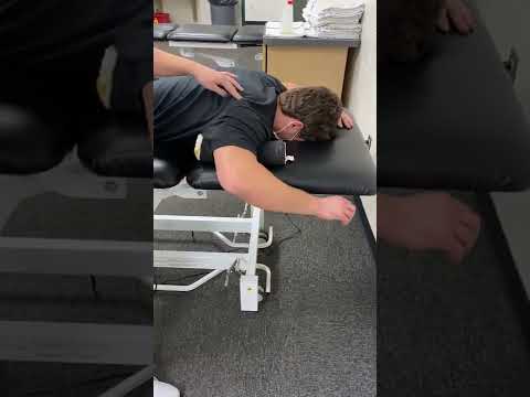 Prone Shoulder 90/90 ER IR table rotations