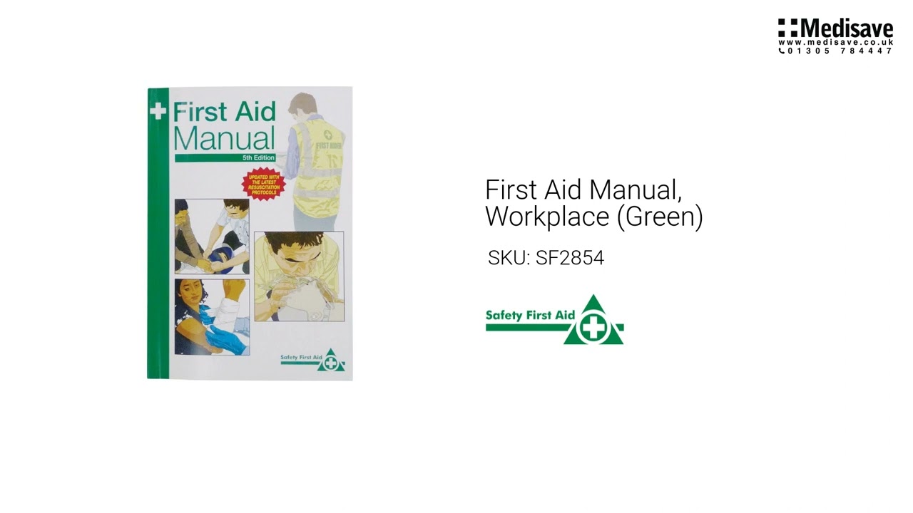 First Aid Manual Workplace Green SF2854