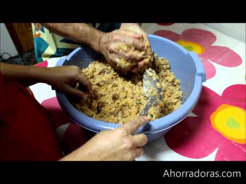 Vídeo receta de pelotas de Navidad. Pilotes de Nadal.