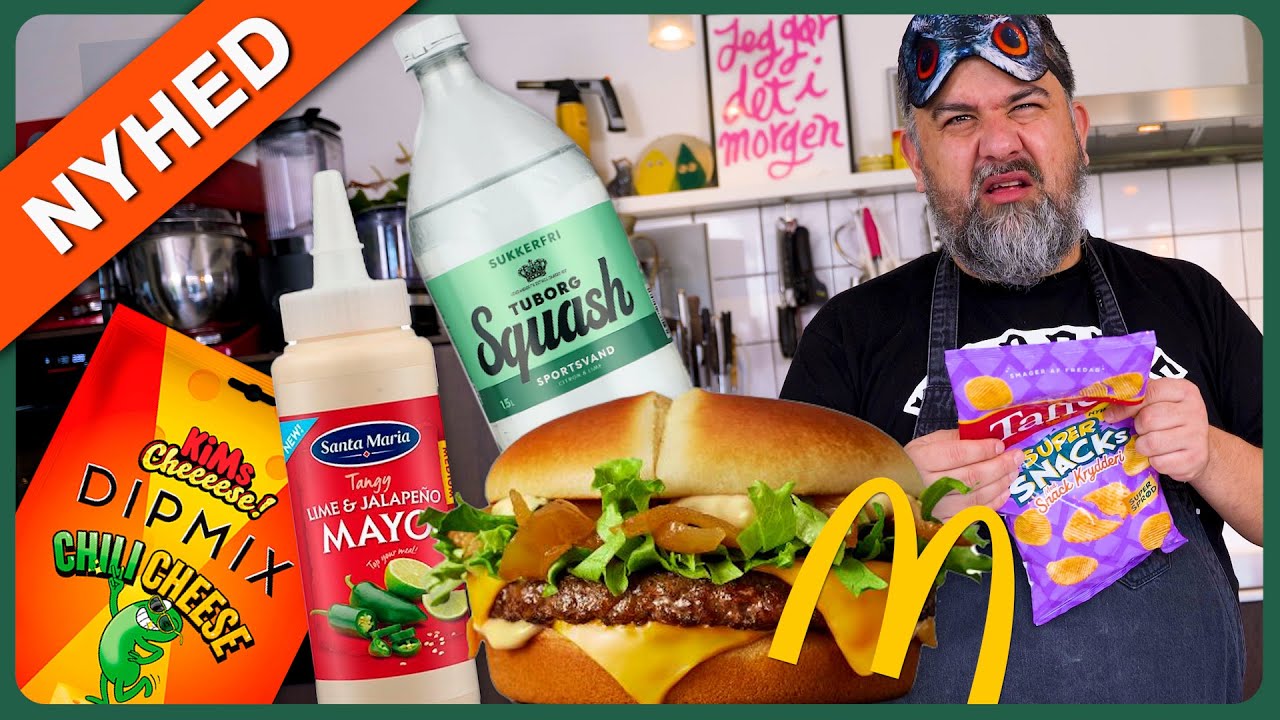 Smagstest af nyhedsvarer Del. 3 | Oste-dip, McDonald's og bonus-frikadelle?