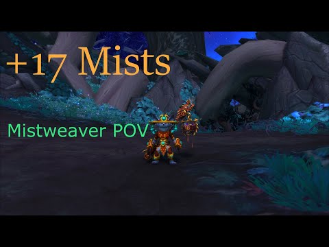 World of Warcraft Mythic Plus - +17 Mists of Tirna Scithe - Mistweaver POV