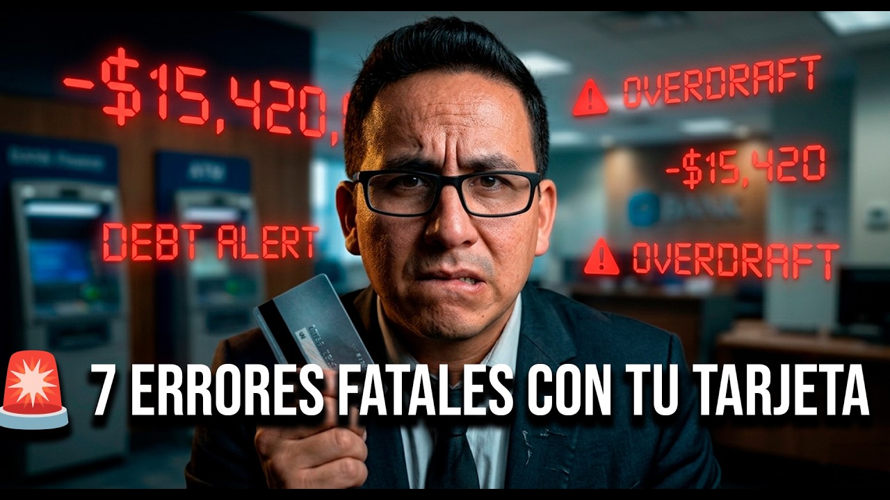 7 Errores fatales con la tarjeta de crédito que debes evitar HOY